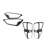 Head Light Tail Light Lamp Cover for Isuzu D max 2020/2021 Matte Black Trim RG01